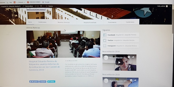 Hospital Eduardo Pereira estrena nuevo sitio web institucional