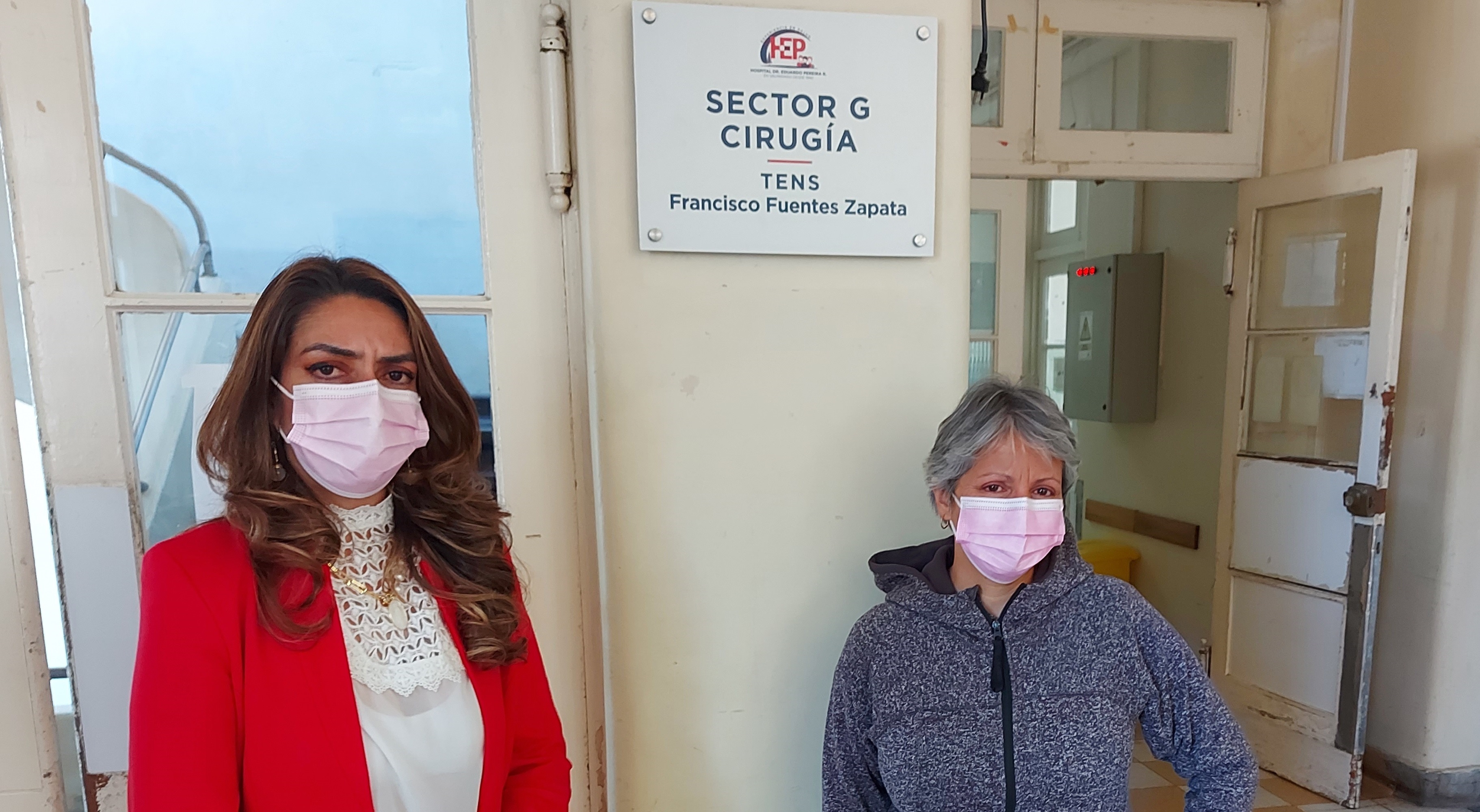 HEP denominó a sector G del Servicio de Cirugía: “TENS Francisco Fuentes Zapata” en memoria del joven funcionario fallecido hace un año