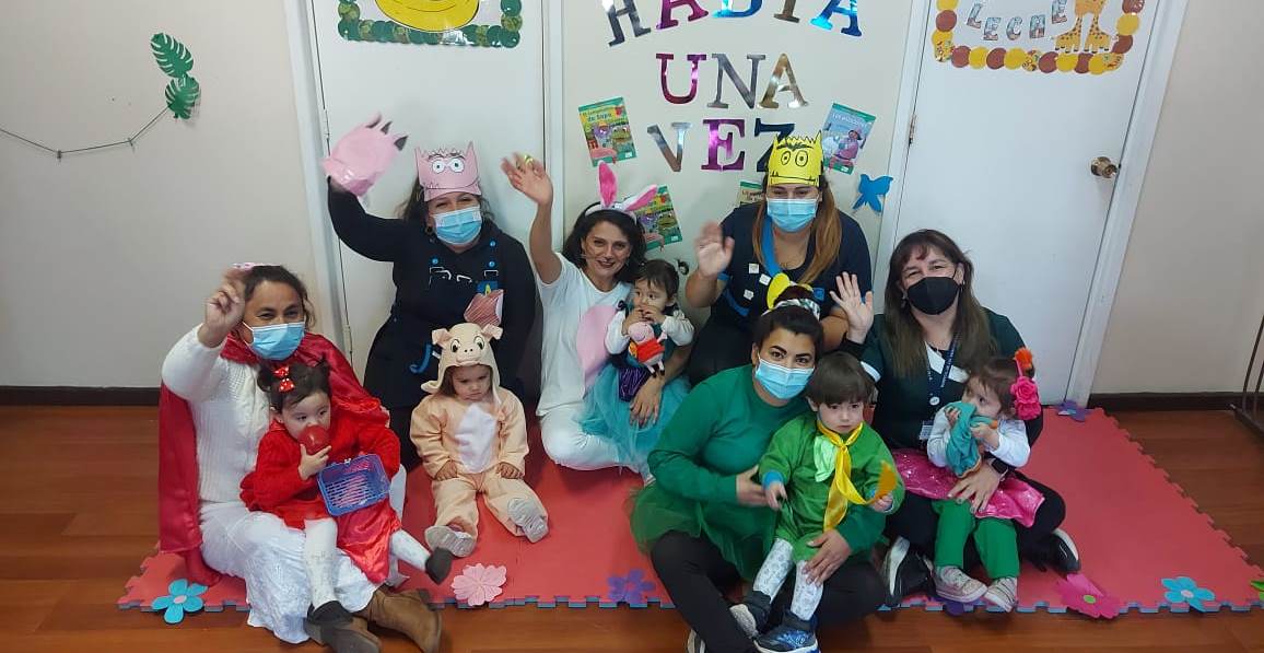 Entretenidas actividades se realizaron en sala cuna “Cindy” del HEP durante el Mes del Libro