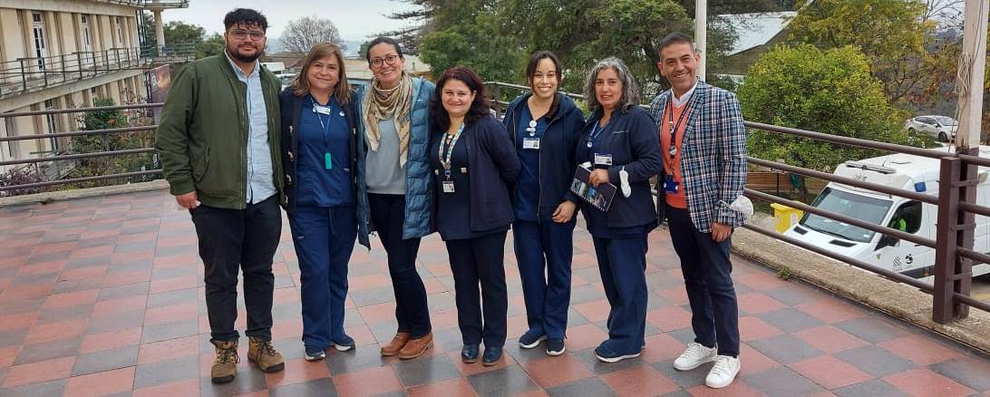 Nueva directiva de Capítulo de Enfermeras y Enfermeros HEP se reunió con directora del hospital