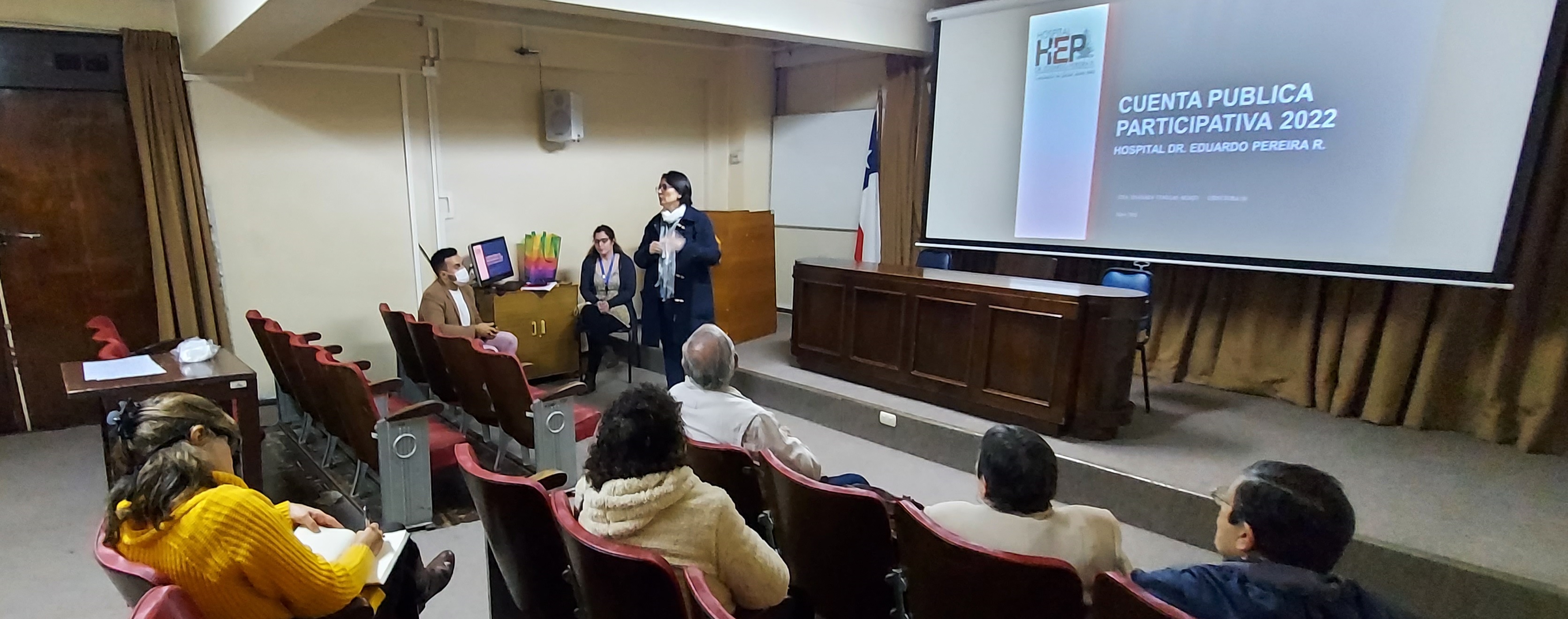 Se presentó Cuenta Pública del HEP a integrantes de la comunidad y del Consejo Local de Salud del establecimiento