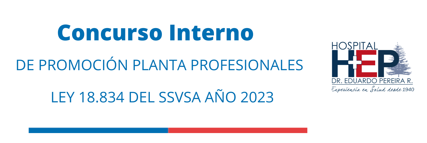 CONCURSO INTERNO DE PROMOCION PLANTA  PROFESIONALES LEY 18.834 DEL SSVSA AÑO 2023