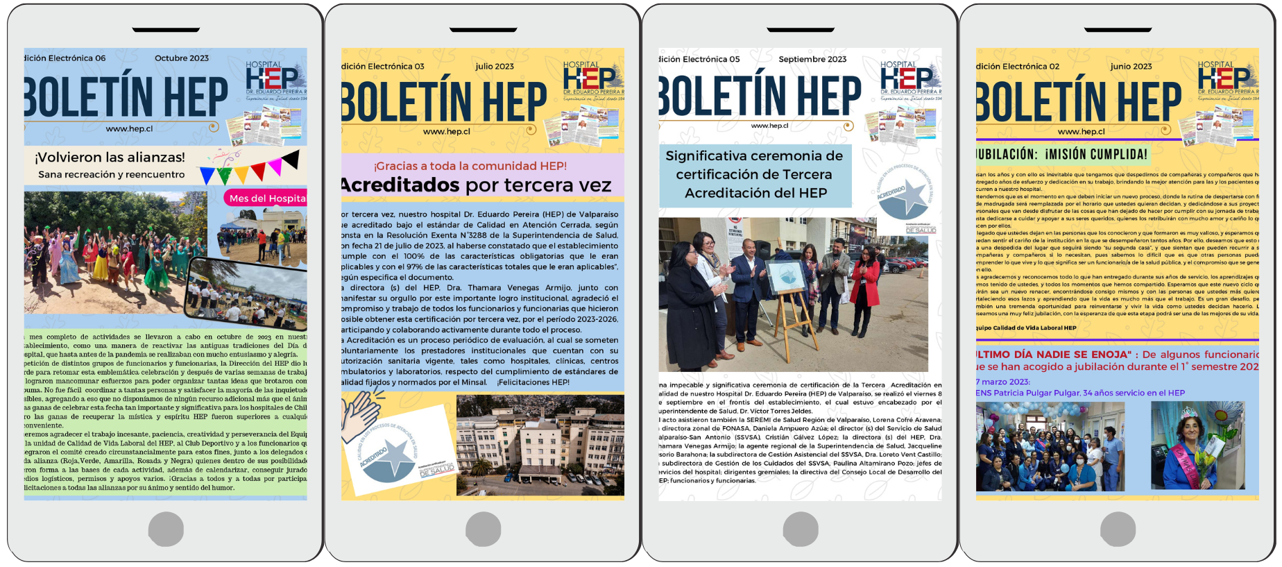 BOLETINES DIGITALES INTERNOS HEP